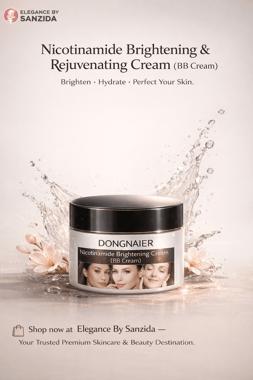 Dongnaier Whitening Face Night Cream — ভিডিও থাম্বনেইল — Elegance By Sanzida বাংলাদেশ